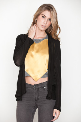 Laugh Cry Repeat Black 101 Cardigan