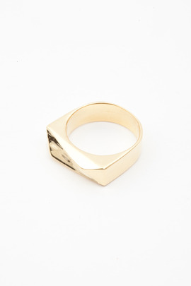 TOMTOM Shiny 18K Pyramid Nova Ring