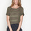 Addison - Mixed Media Stripe Top