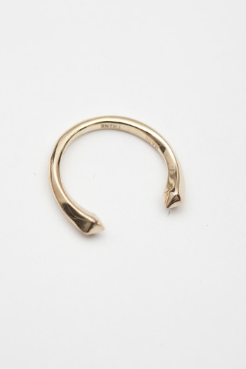 Made Her Think - Yellow Gold Open Spike Ring