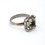 Made Her Think - Gunmetal/Black Diamond Spike Ring