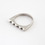 TOMTOM - Oxidized Silver Studder Stack Ring
