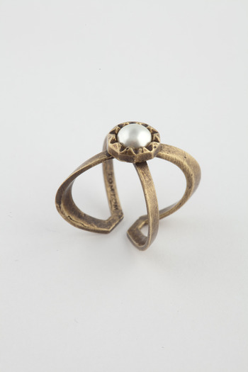 TOMTOM - Bronze Fleurette Interlock Ring