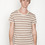 Cheap Monday Men's - Brown/Beige Alex Stripe Tee