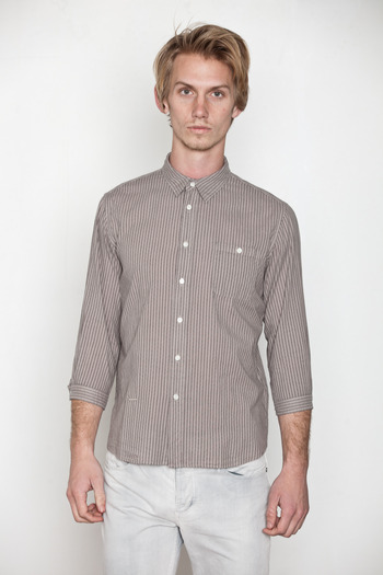 Robert Geller - 3/4 Sleeve Dress Shirt