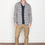Cheap Monday Men's - Grey Stripe Loose Pocket Shirt