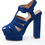 Jeffrey Campbell - Blue Eva-B Platform Sandal