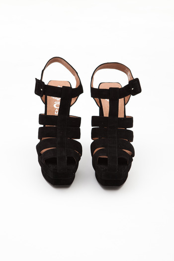 Jeffrey Campbell - Black Eva-B Platform Sandal