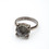 Made Her Think - Gunmetal/Black Diamond Spike Ring