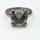 Made Her Think - Gunmetal/Black Diamond Spike Ring