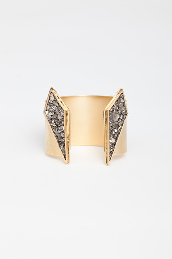 Lady Grey - Gold Split Apex Cuff