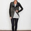 DRKSHDW Women's - Dark Dust Exploder Leather Sleeved Jacket