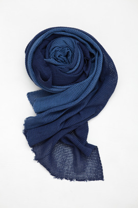 A Peace Treaty Nuno Blue Mesh Scarf