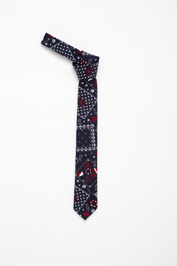 Gitman Bros. Vintage - Nautical Paisley Print Tie