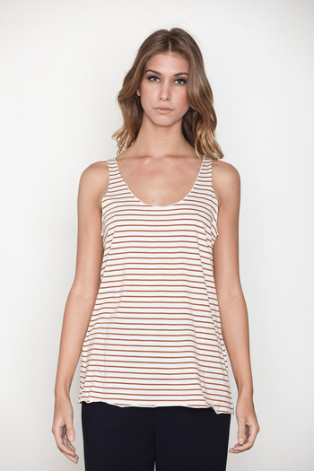 Pretty Penny Stock - Picasso Stripe Penny Tank