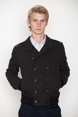 Blanc & Noir Vintage Wool Peacoat
