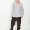 Blanc & Noir - White Engineer Stripe Shirt