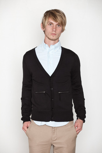 Wings + Horns - Zip Pocket Cardigan