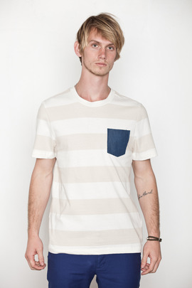 Penny Stock Stripe Penny Pocket Tee