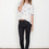 Addison - Diamond Stripe Split Back Tee