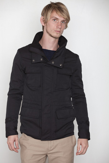 Kai-aakmann Men's - Funnel Neck Field Jacket