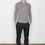 Wings + Horns - Charcoal L/S Base Henley
