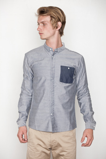 Lifetime Collective - Closer Button Up Pocket Woven