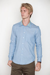 Opening-ceremony-trimmed-collar-chambray-shirt