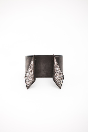 Lady Grey - Gunmetal Split Apex Cuff