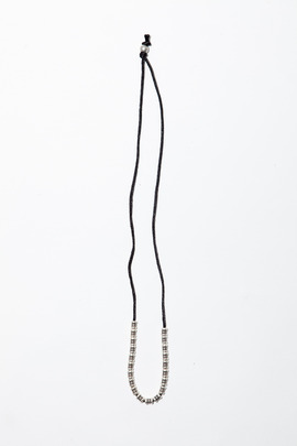 Vanessa Mooney Black Firefly Groove Tube Necklace