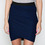 T by Alexander Wang Women's - Indigo Jersey Ruched Twist Skirt