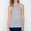 T by Alexander Wang Women's - Black/White Linen Stripe Tank