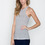 T by Alexander Wang Women's - Black/White Linen Stripe Tank