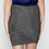 T by Alexander Wang Women's - Heather Grey Jersey Ruched Twist Skirt