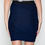 T by Alexander Wang Women's - Indigo Jersey Ruched Twist Skirt
