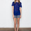 T by Alexander Wang Women's - Indigo Sheer Rayon Tee