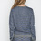 T by Alexander Wang Women's - Black/Indigo French Terry Sweatshirt