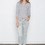 T by Alexander Wang Women's - Black/White Linen L/S Tee