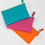 Ikuyo Ejiri - Turquoise Nuu Zip Pouch