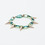 Joomi Lim - Jade Titanium/Rose Gold Single Row Spike Bracelet
