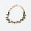 Joomi Lim - Rose Gold/Hematite Double Row Spike Choker