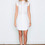 T by Alexander Wang Women's - White Silk & Mesh Combo Shirtdress