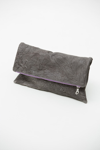 Cast of Vices - Grey Recycle Clutch