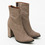 Jeffrey Campbell - Taupe Snake Perfection Boot