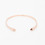 Made Her Think - Rose Gold Open Spike Cuff