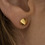 Made Her Think - Yellow Gold Cone Studs