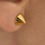 Made Her Think - Yellow Gold Cone Studs