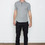 Wings + Horns - Heather Grey Static S/S Henley
