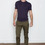Wings + Horns - Heather Purple Static S/S Henley