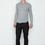 Wings + Horns - Heather Grey Static L/S Henley